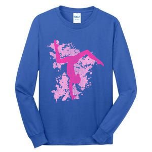 Gymnastics Gymnast Splatter Gift Tall Long Sleeve T-Shirt