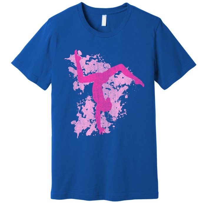 Gymnastics Gymnast Splatter Gift Premium T-Shirt