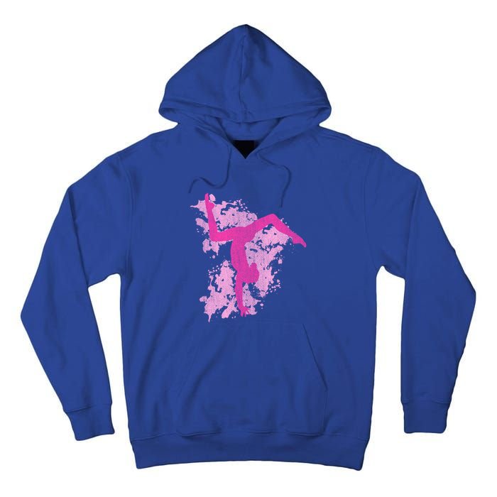 Gymnastics Gymnast Splatter Gift Tall Hoodie