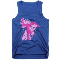 Gymnastics Gymnast Splatter Gift Tank Top