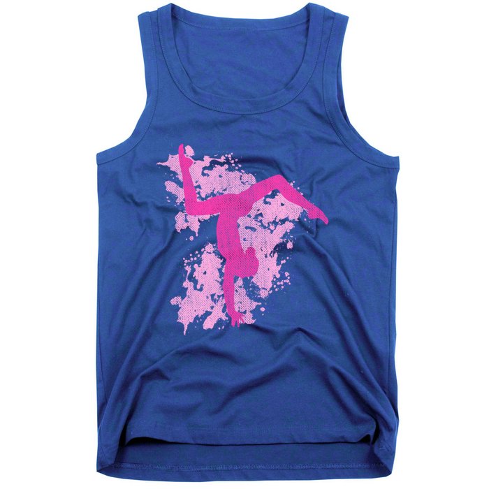 Gymnastics Gymnast Splatter Gift Tank Top