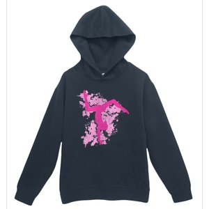 Gymnastics Gymnast Splatter Gift Urban Pullover Hoodie