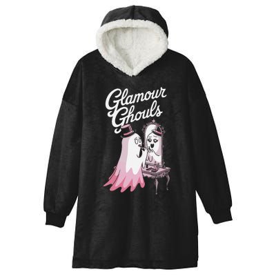 Glamour Ghouls Spooky Fashion For Halloween Lovers Hooded Wearable Blanket