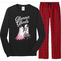 Glamour Ghouls Spooky Fashion For Halloween Lovers Long Sleeve Pajama Set