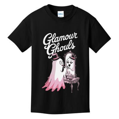 Glamour Ghouls Spooky Fashion For Halloween Lovers Kids T-Shirt