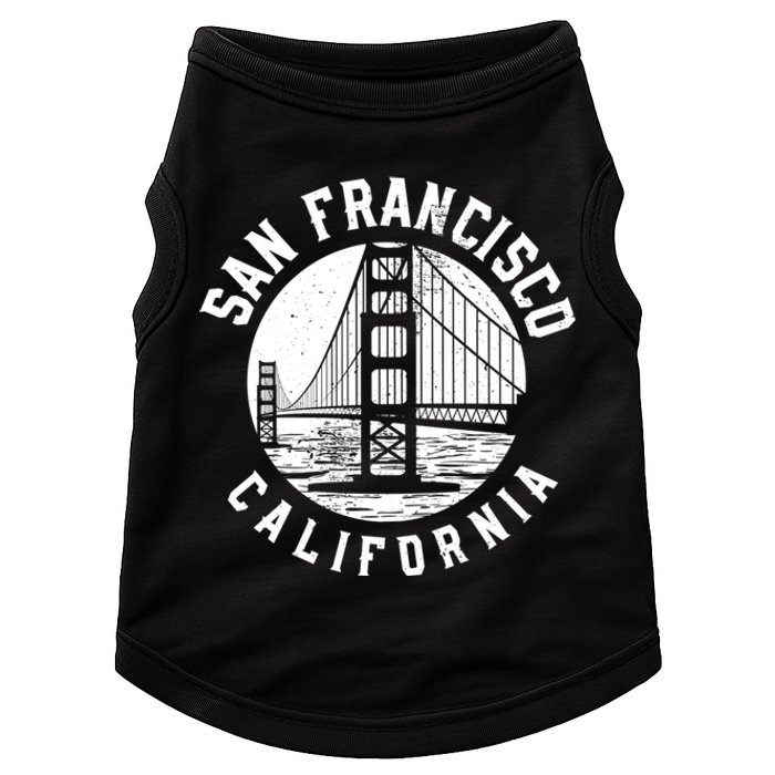 Great Gift San Francisco Gold Gate Bridge Doggie Tank