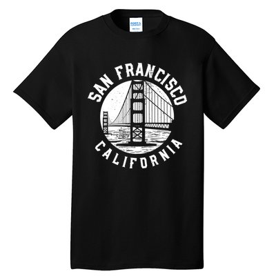 Great Gift San Francisco Gold Gate Bridge Tall T-Shirt