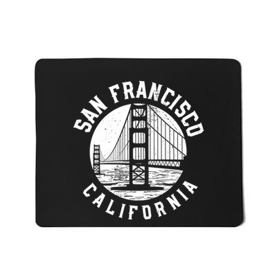 Great Gift San Francisco Gold Gate Bridge Mousepad