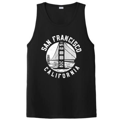 Great Gift San Francisco Gold Gate Bridge PosiCharge Competitor Tank