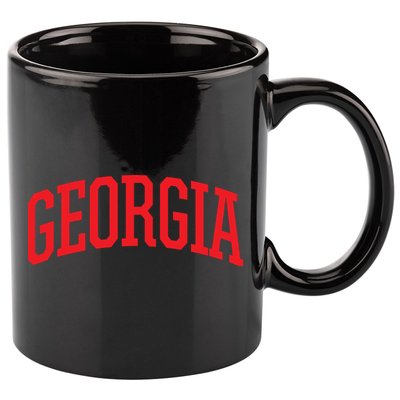 Georgia Georgia Sports Collegestyle T Ga 11oz C Handle Ceramic Mug