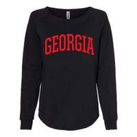 Georgia Georgia Sports Collegestyle T Ga Womens California Wash Sweatshirt