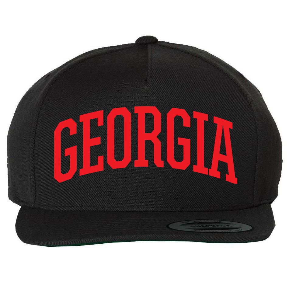 Georgia Georgia Sports Collegestyle T Ga Wool Snapback Cap