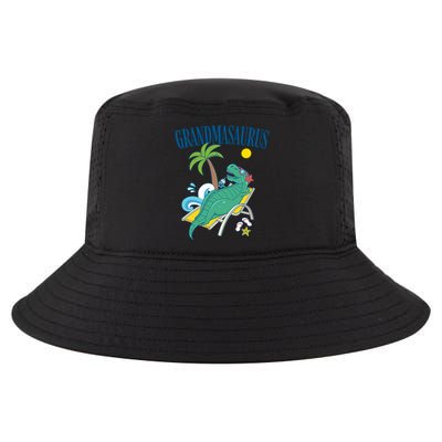 Grandmasaurus Grandma Saurus Dinosaur Family Vacation Beach Great Gift Cool Comfort Performance Bucket Hat