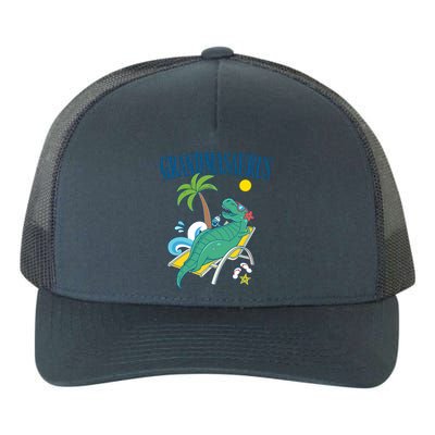 Grandmasaurus Grandma Saurus Dinosaur Family Vacation Beach Great Gift Yupoong Adult 5-Panel Trucker Hat