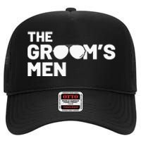 Groomsmen Groom Squat Men Bachelor Supplies Party Wedding High Crown Mesh Back Trucker Hat