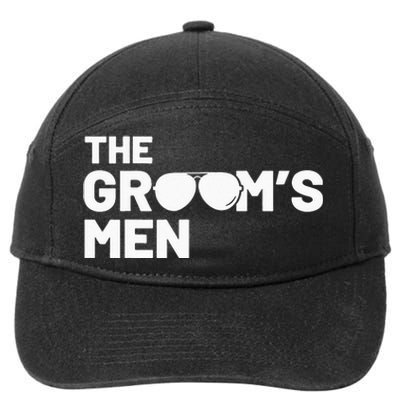 Groomsmen Groom Squat Men Bachelor Supplies Party Wedding 7-Panel Snapback Hat