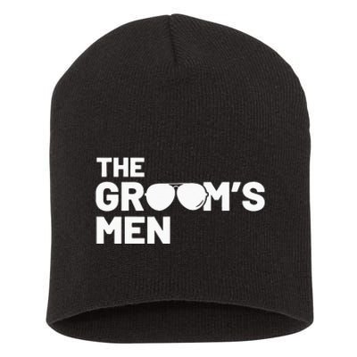 Groomsmen Groom Squat Men Bachelor Supplies Party Wedding Short Acrylic Beanie