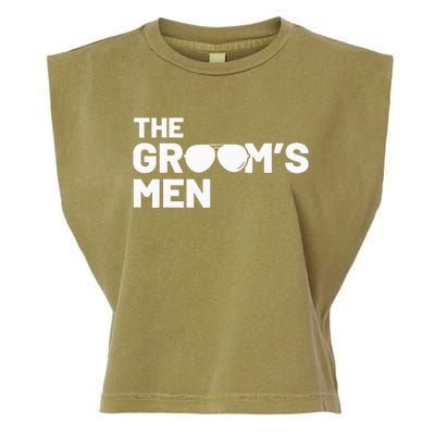 Groomsmen Groom Squat Men Bachelor Supplies Party Wedding Garment-Dyed Women's Muscle Tee