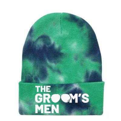 Groomsmen Groom Squat Men Bachelor Supplies Party Wedding Tie Dye 12in Knit Beanie