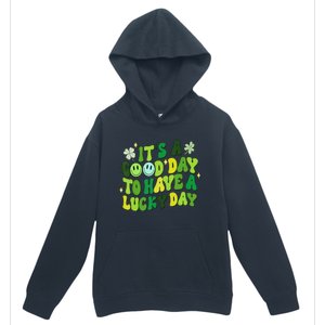 Green Groovy St Patricks Day Party Funny Teacher Urban Pullover Hoodie