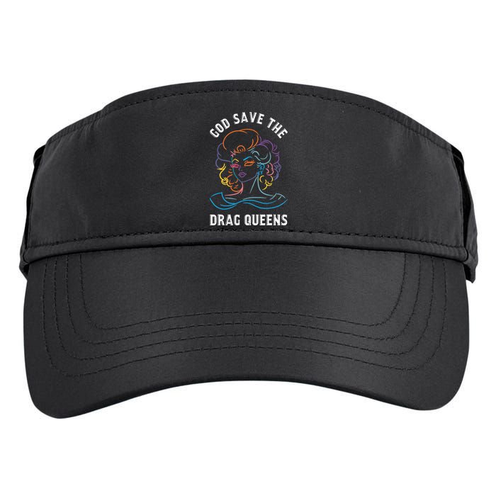 Groovy God Save The Drag Queens Adult Drive Performance Visor