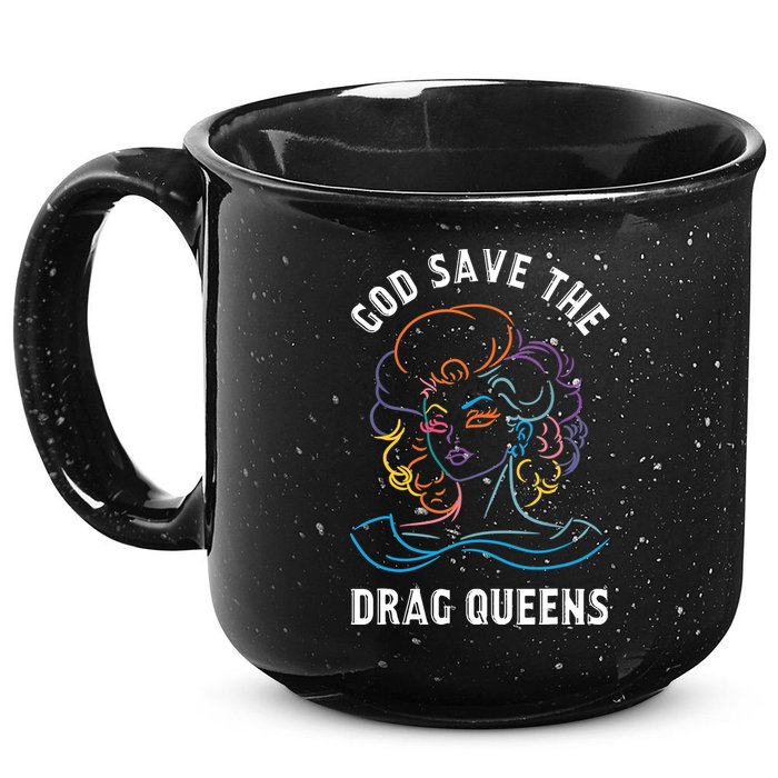 Groovy God Save The Drag Queens 15oz Campfire Ceramic Mug