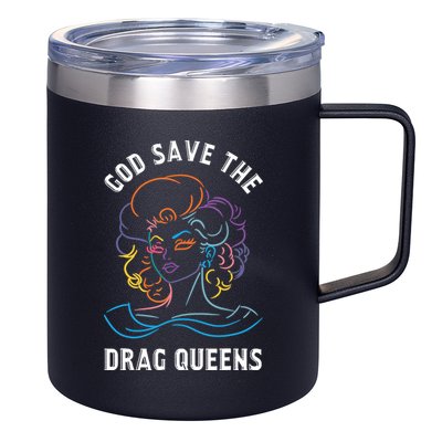 Groovy God Save The Drag Queens 12oz Stainless Steel Coffee Mug