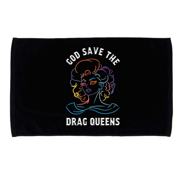 Groovy God Save The Drag Queens Microfiber Hand Towel