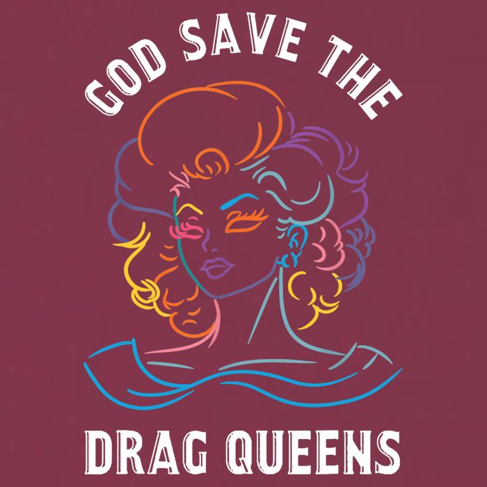 Groovy God Save The Drag Queens 16oz Travel Tumbler