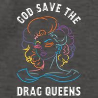 Groovy God Save The Drag Queens Vector Backpack