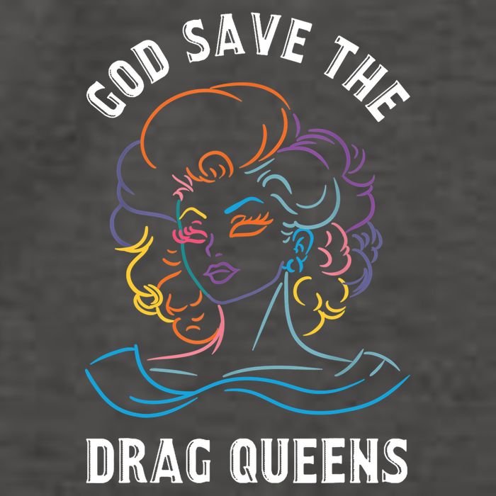 Groovy God Save The Drag Queens Vector Backpack