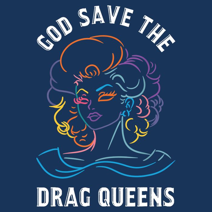 Groovy God Save The Drag Queens Coaster