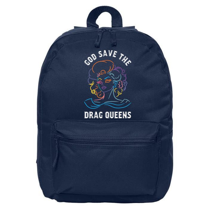 Groovy God Save The Drag Queens 16 in Basic Backpack