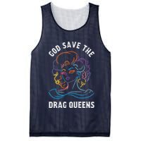 Groovy God Save The Drag Queens Mesh Reversible Basketball Jersey Tank