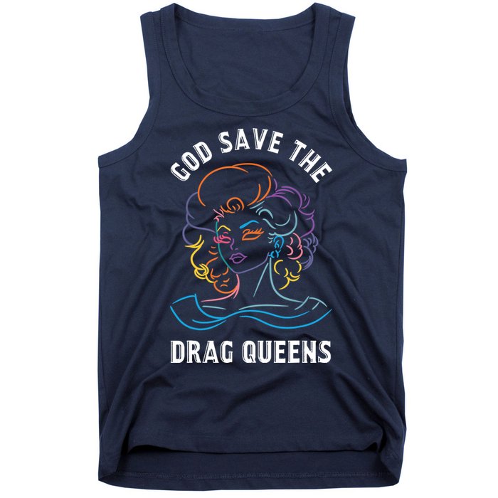 Groovy God Save The Drag Queens Tank Top