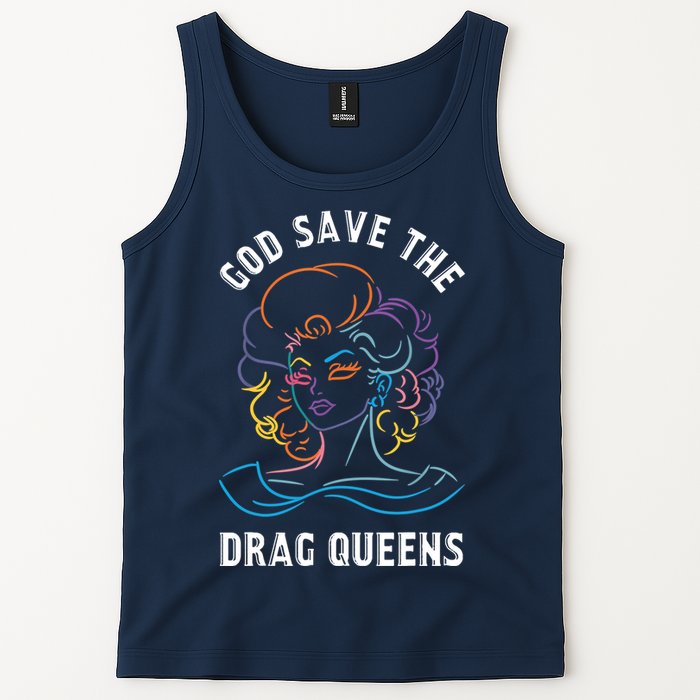 Groovy God Save The Drag Queens Tank Top