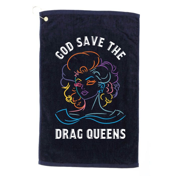 Groovy God Save The Drag Queens Golf Towel