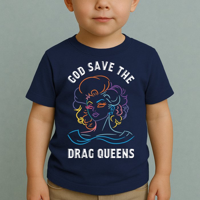 Groovy God Save The Drag Queens Toddler T-Shirt