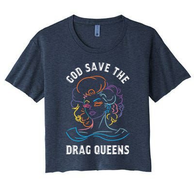 Groovy God Save The Drag Queens Crop Top