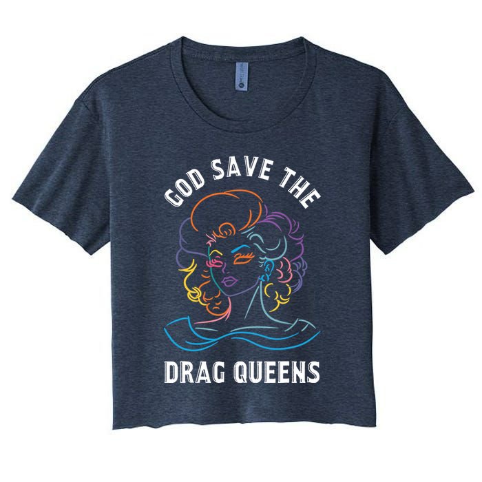 Groovy God Save The Drag Queens Crop Top