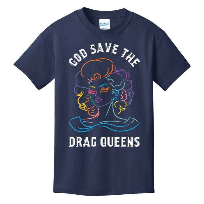 Groovy God Save The Drag Queens Kids T-Shirt