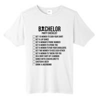 Groomsmen Groom Squat Men Bachelor Supplies Party Checklist Tall Fusion ChromaSoft Performance T-Shirt