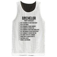 Groomsmen Groom Squat Men Bachelor Supplies Party Checklist Mesh Reversible Basketball Jersey Tank