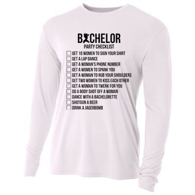 Groomsmen Groom Squat Men Bachelor Supplies Party Checklist Cooling Performance Long Sleeve Crew