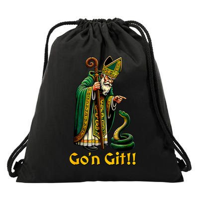 Go'n Git St Patricks Day Funny St Patrick Drawstring Bag