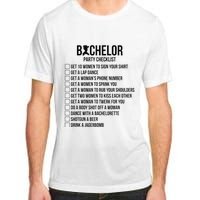 Groomsmen Groom Squat Men Bachelor Supplies Party Checklist Adult ChromaSoft Performance T-Shirt