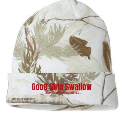 Good Girl Swallow Fight Eating Disorders Kati Licensed 12" Camo Beanie