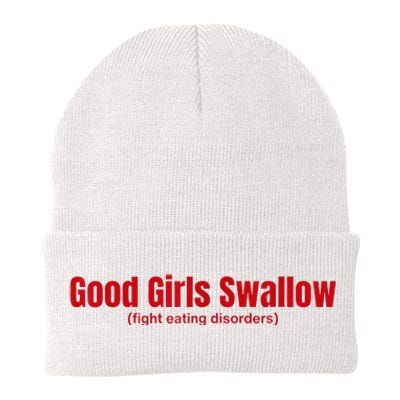 Good Girl Swallow Fight Eating Disorders Knit Cap Winter Beanie