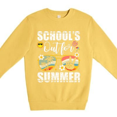 Graduation Gift Schools Out For Summer Students Teacher Premium Crewneck Sweatshirt