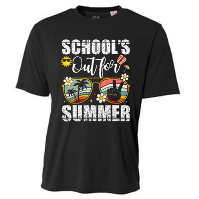 Graduation Gift Schools Out For Summer Students Teacher Cooling Performance Crew T-Shirt